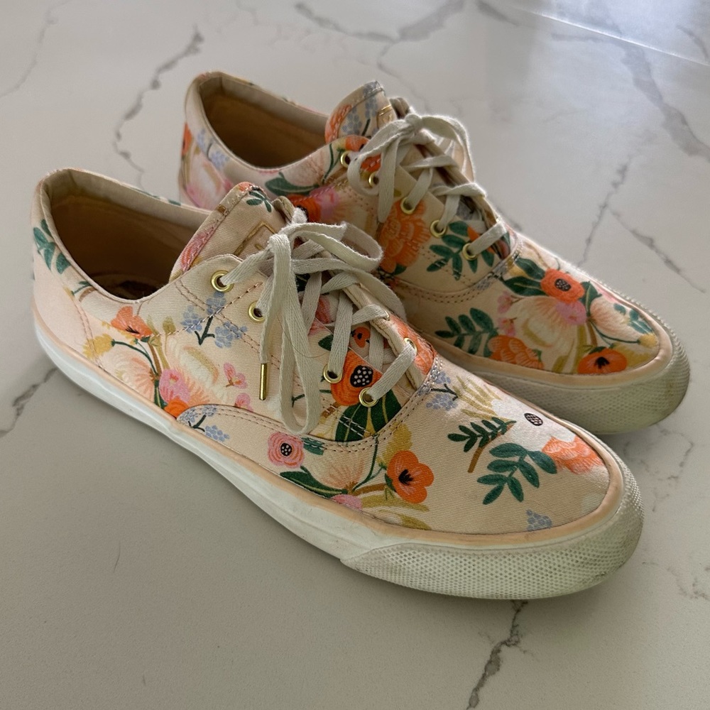 Keds x Rifle Paper Co Anchor Sneakers - Lively Floral Size 9